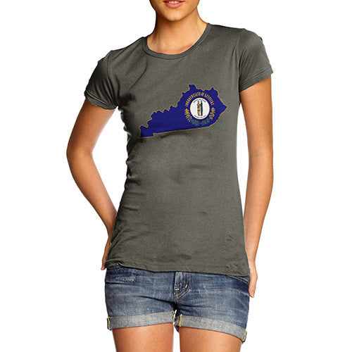 Women's USA States and Flags Kentucky T-Shirt