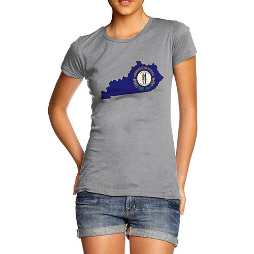 Women's USA States and Flags Kentucky T-Shirt