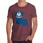 Men's USA States and Flags Louisiana T-Shirt