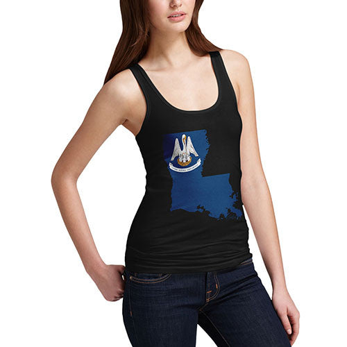 Women's USA States and Flags Louisiana Tank Top