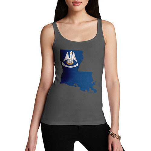 Women's USA States and Flags Louisiana Tank Top