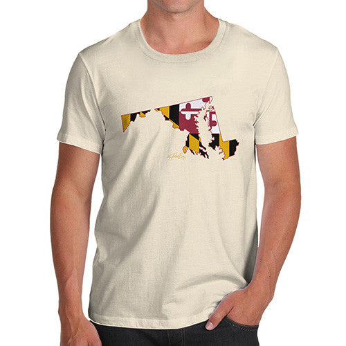 Men's USA States and Flags Maryland T-Shirt