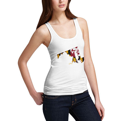 Women's USA States and Flags Maryland Tank Top