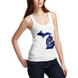 Women's USA States and Flags Michigan Tank Top