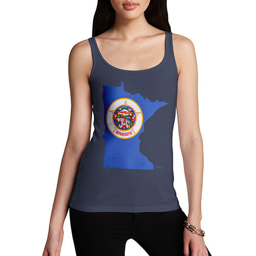 Women's USA States and Flags Minnesota Tank Top