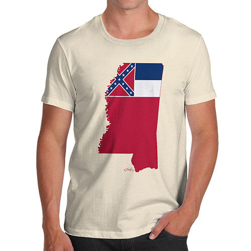 Men's USA States and Flags Mississippi T-Shirt