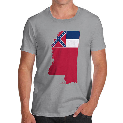 Men's USA States and Flags Mississippi T-Shirt