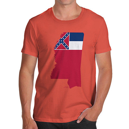 Men's USA States and Flags Mississippi T-Shirt