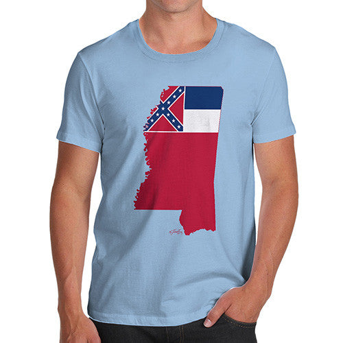 Men's USA States and Flags Mississippi T-Shirt