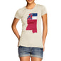 Women's USA States and Flags Mississippi T-Shirt