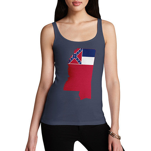 Women's USA States and Flags Mississippi Tank Top