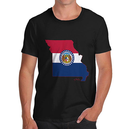 Men's USA States and Flags Missouri T-Shirt