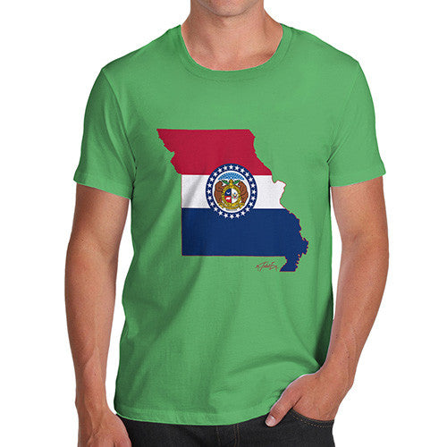 Men's USA States and Flags Missouri T-Shirt