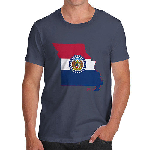 Men's USA States and Flags Missouri T-Shirt