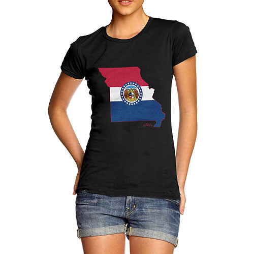 Women's USA States and Flags Missouri T-Shirt