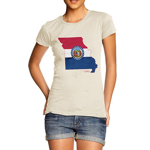 Women's USA States and Flags Missouri T-Shirt