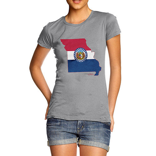 Women's USA States and Flags Missouri T-Shirt