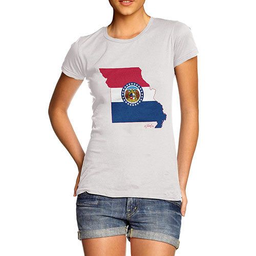 Women's USA States and Flags Missouri T-Shirt