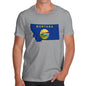 Men's USA States and Flags Montana T-Shirt