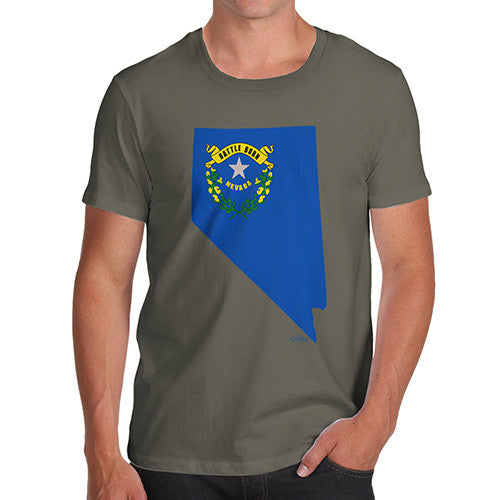 Men's USA States and Flags Nevada T-Shirt