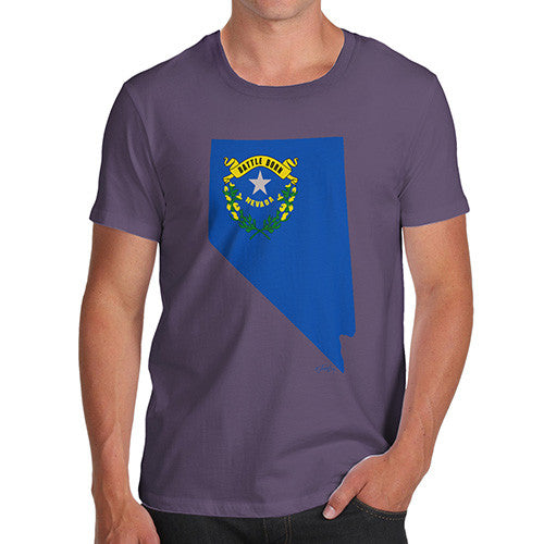 Men's USA States and Flags Nevada T-Shirt