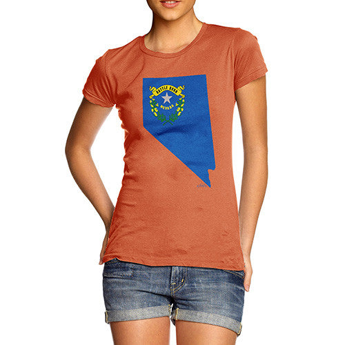 Women's USA States and Flags Nevada T-Shirt