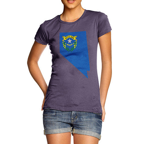 Women's USA States and Flags Nevada T-Shirt