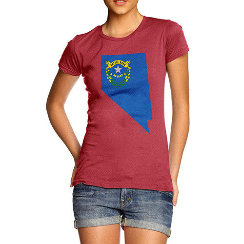 Women's USA States and Flags Nevada T-Shirt