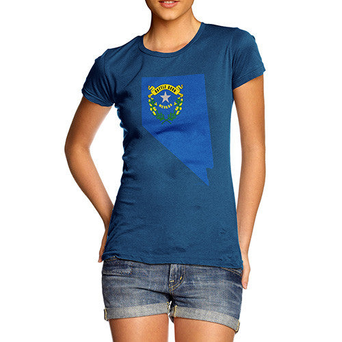 Women's USA States and Flags Nevada T-Shirt