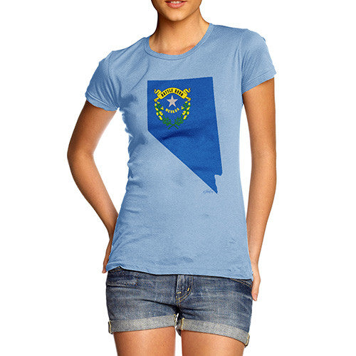 Women's USA States and Flags Nevada T-Shirt