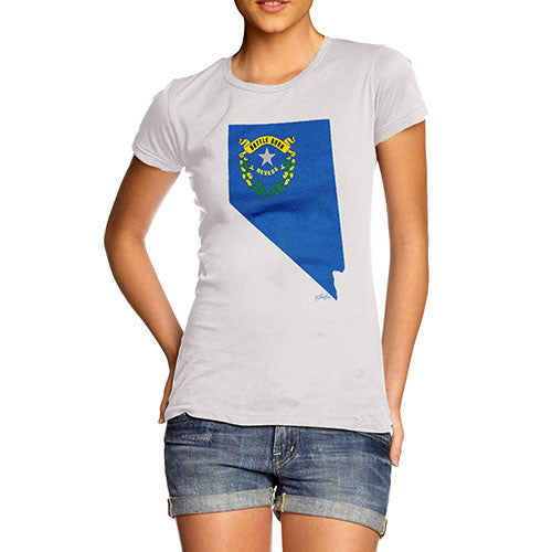 Women's USA States and Flags Nevada T-Shirt