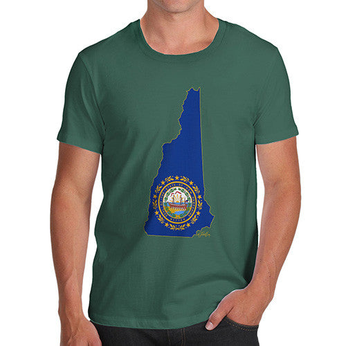 Men's USA States and Flags New Hampshire T-Shirt