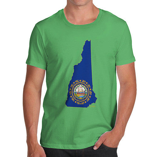 Men's USA States and Flags New Hampshire T-Shirt