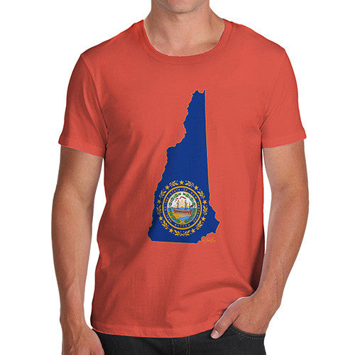 Men's USA States and Flags New Hampshire T-Shirt