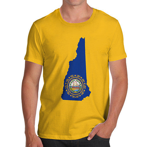 Men's USA States and Flags New Hampshire T-Shirt