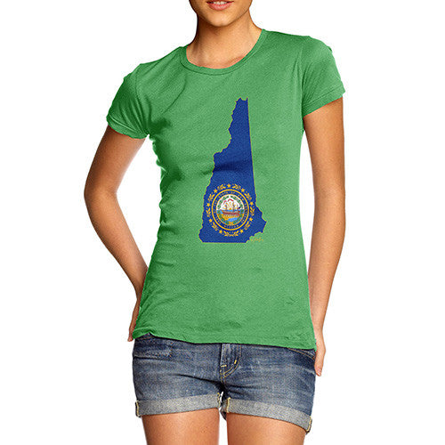 Women's USA States and Flags New Hampshire T-Shirt