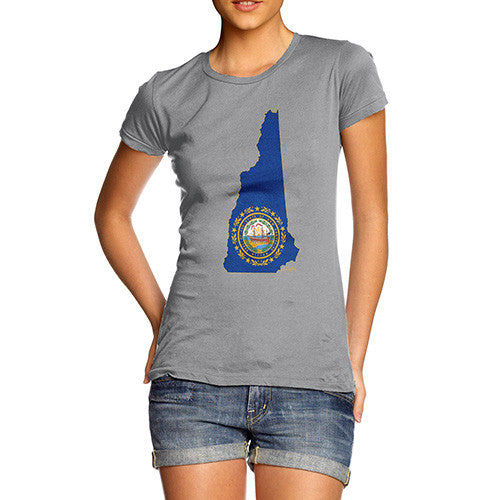 Women's USA States and Flags New Hampshire T-Shirt