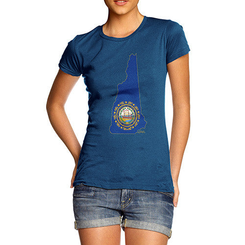 Women's USA States and Flags New Hampshire T-Shirt