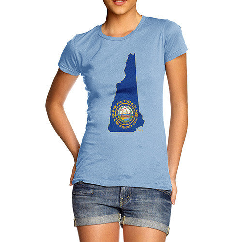 Women's USA States and Flags New Hampshire T-Shirt