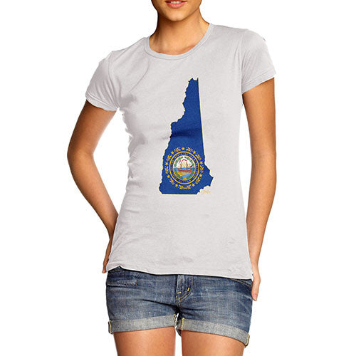 Women's USA States and Flags New Hampshire T-Shirt