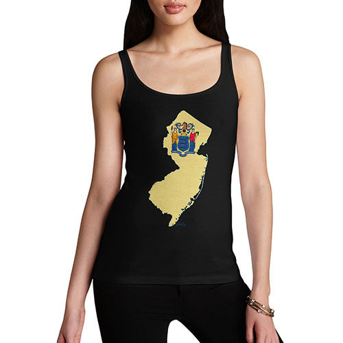 Women's USA States and Flags New Jersey Tank Top