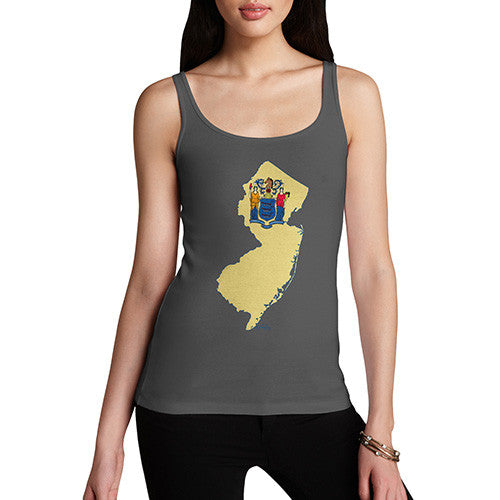 Women's USA States and Flags New Jersey Tank Top