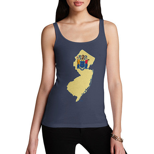 Women's USA States and Flags New Jersey Tank Top