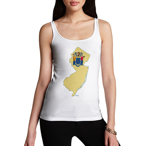 Women's USA States and Flags New Jersey Tank Top