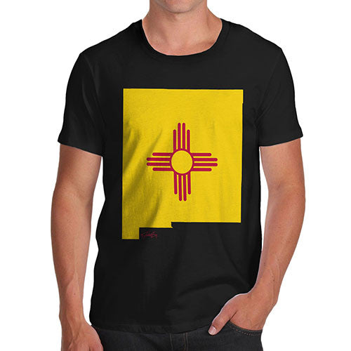 Men's USA States and Flags New Mexico T-Shirt