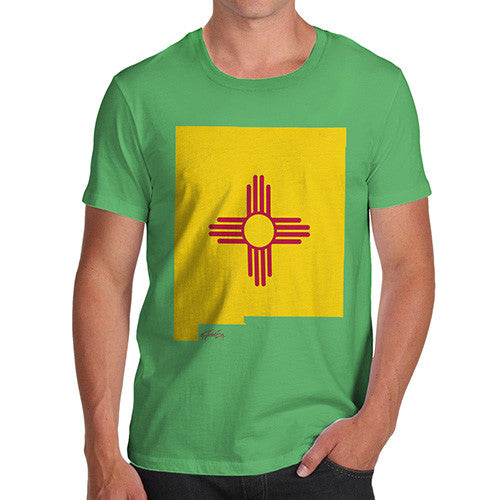 Men's USA States and Flags New Mexico T-Shirt