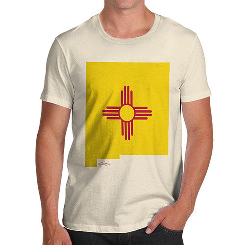 Men's USA States and Flags New Mexico T-Shirt