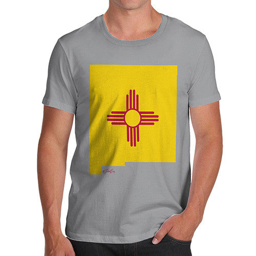 Men's USA States and Flags New Mexico T-Shirt