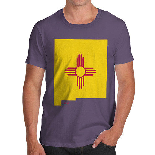 Men's USA States and Flags New Mexico T-Shirt