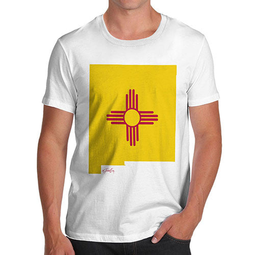 Men's USA States and Flags New Mexico T-Shirt